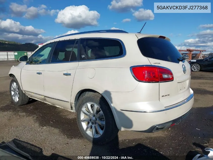 2015 Buick Enclave Premium VIN: 5GAKVCKD3FJ277368 Lot: 40659038