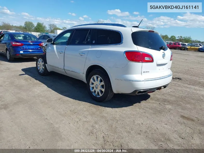 5GAKVBKD4GJ161141 2016 Buick Enclave Leather