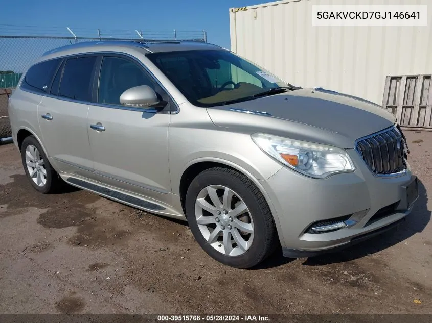 2016 Buick Enclave Premium VIN: 5GAKVCKD7GJ146641 Lot: 39515768