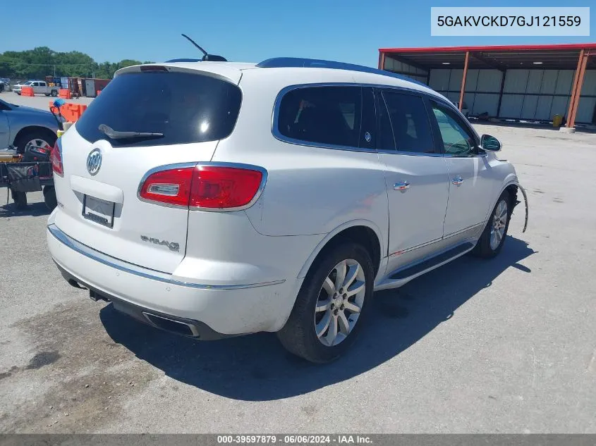 5GAKVCKD7GJ121559 2016 Buick Enclave Premium