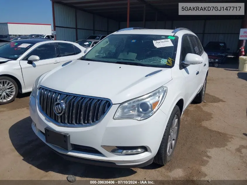 5GAKRAKD7GJ147717 2016 Buick Enclave