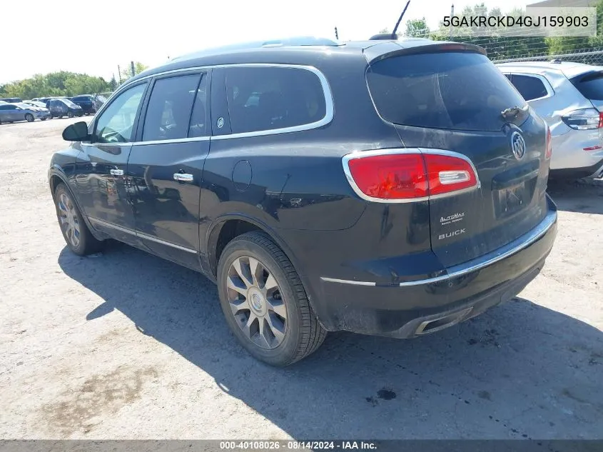 2016 Buick Enclave Premium VIN: 5GAKRCKD4GJ159903 Lot: 40108026