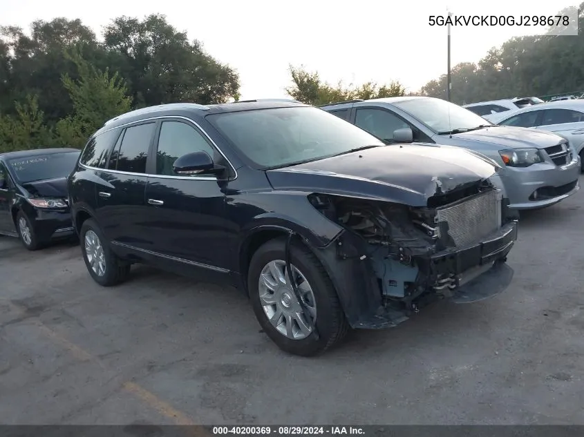 5GAKVCKD0GJ298678 2016 Buick Enclave Premium