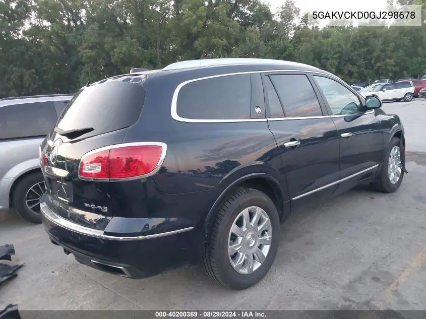 5GAKVCKD0GJ298678 2016 Buick Enclave Premium