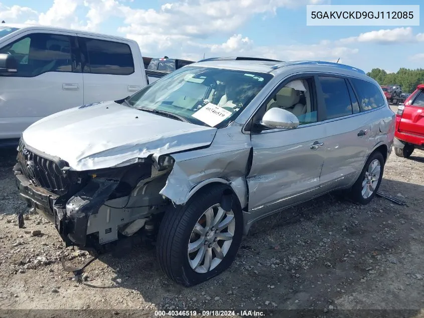 2016 Buick Enclave Premium VIN: 5GAKVCKD9GJ112085 Lot: 40346519