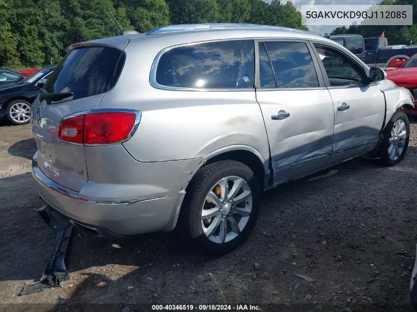 2016 Buick Enclave Premium VIN: 5GAKVCKD9GJ112085 Lot: 40346519