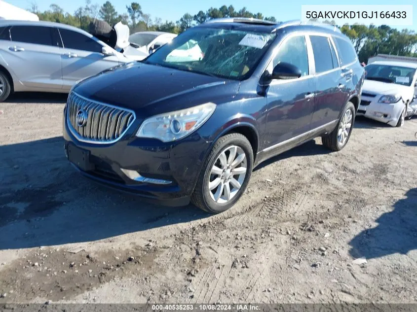 2016 Buick Enclave Premium VIN: 5GAKVCKD1GJ166433 Lot: 40535253