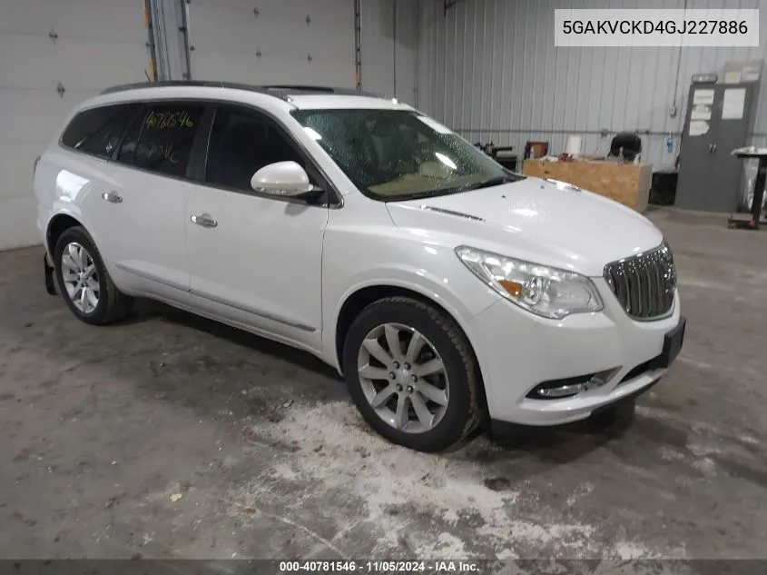 2016 Buick Enclave Premium VIN: 5GAKVCKD4GJ227886 Lot: 40781546