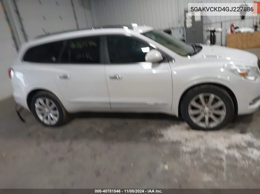 2016 Buick Enclave Premium VIN: 5GAKVCKD4GJ227886 Lot: 40781546