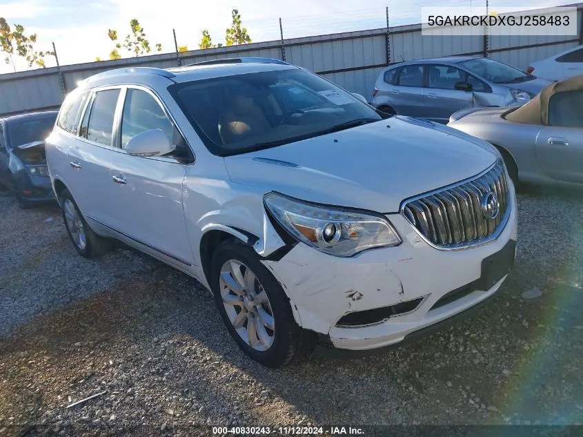 5GAKRCKDXGJ258483 2016 Buick Enclave Premium