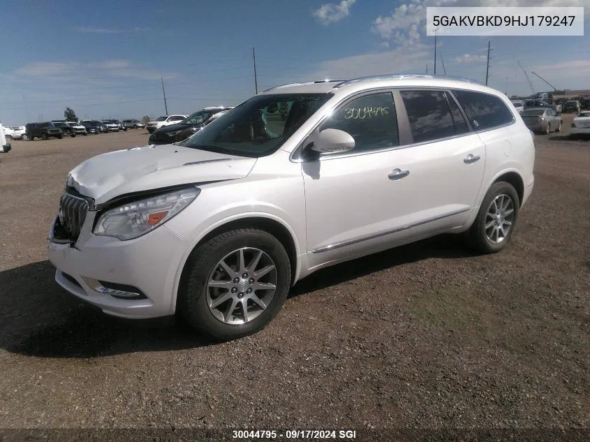 5GAKVBKD9HJ179247 2017 Buick Enclave