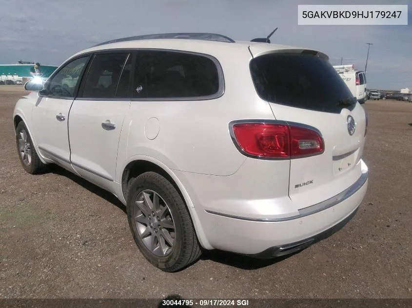 5GAKVBKD9HJ179247 2017 Buick Enclave