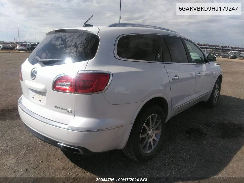 5GAKVBKD9HJ179247 2017 Buick Enclave