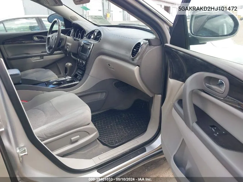 5GAKRAKD2HJ101472 2017 Buick Enclave Convenience