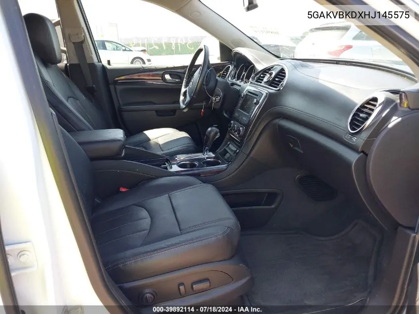 5GAKVBKDXHJ145575 2017 Buick Enclave Leather