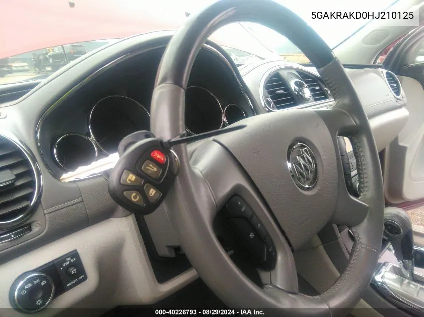 5GAKRAKD0HJ210125 2017 Buick Enclave Convenience