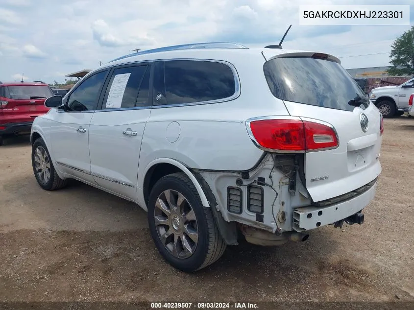 2017 Buick Enclave Premium VIN: 5GAKRCKDXHJ223301 Lot: 40239507