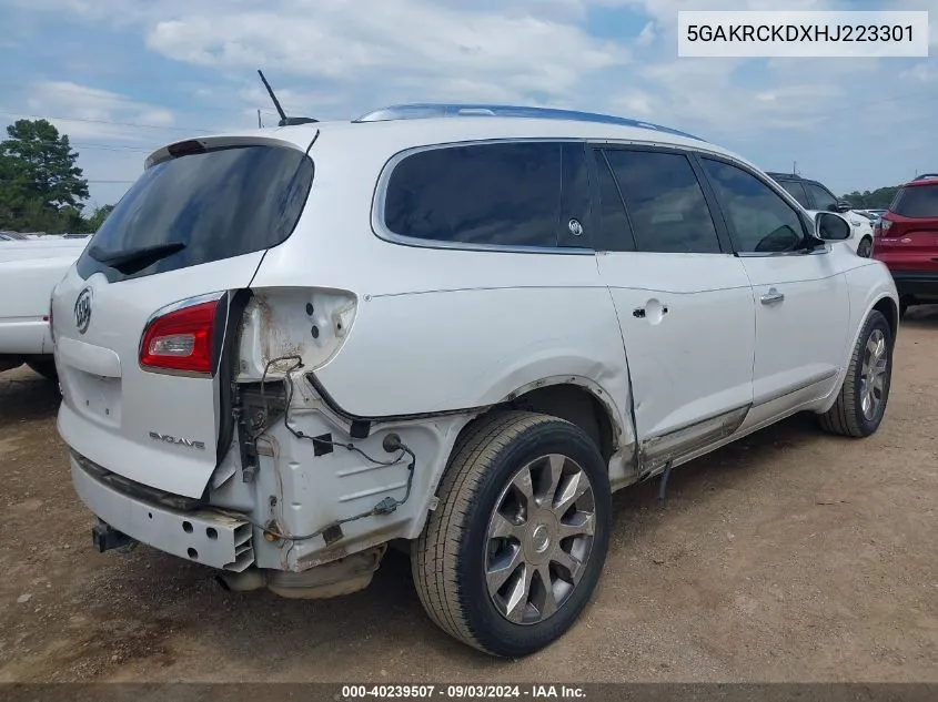 2017 Buick Enclave Premium VIN: 5GAKRCKDXHJ223301 Lot: 40239507