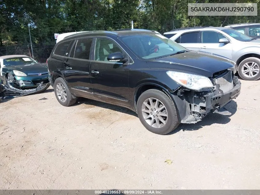 2017 Buick Enclave Convenience VIN: 5GAKRAKD6HJ290790 Lot: 40239553