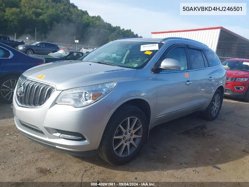 5GAKVBKD4HJ246501 2017 Buick Enclave Leather