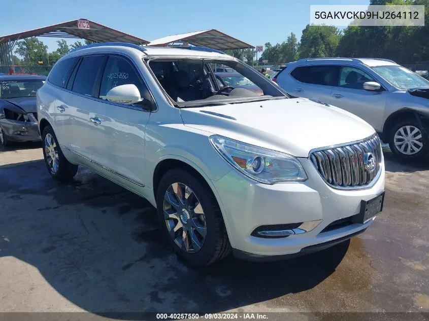 5GAKVCKD9HJ264112 2017 Buick Enclave Premium