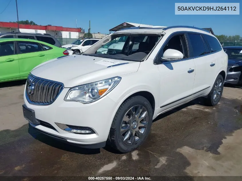 5GAKVCKD9HJ264112 2017 Buick Enclave Premium