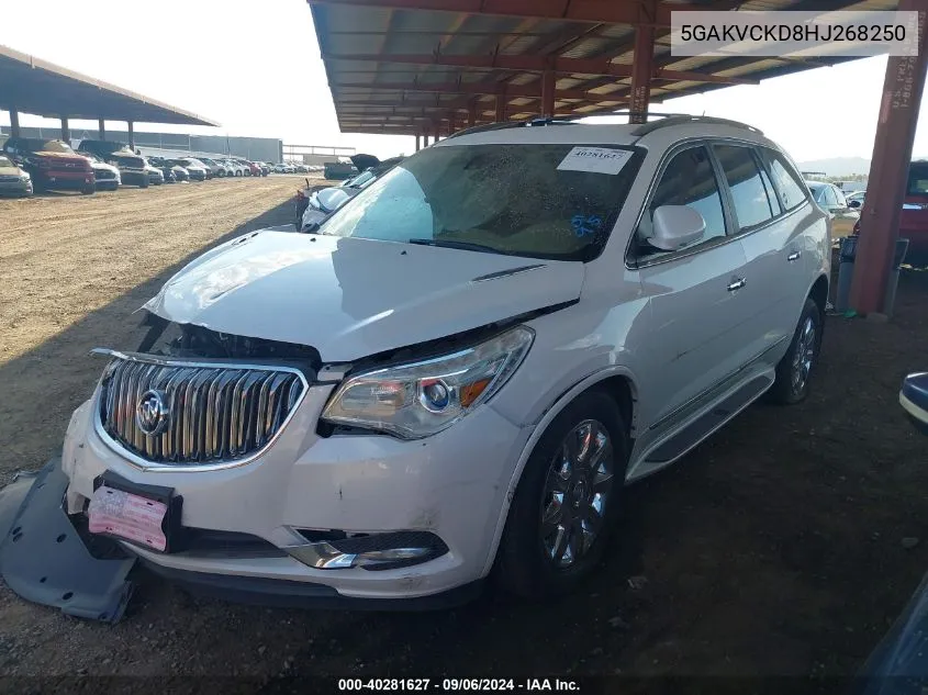 2017 Buick Enclave Premium VIN: 5GAKVCKD8HJ268250 Lot: 40281627