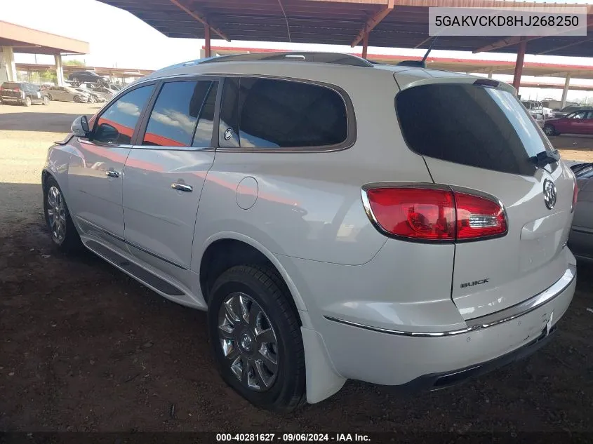 2017 Buick Enclave Premium VIN: 5GAKVCKD8HJ268250 Lot: 40281627