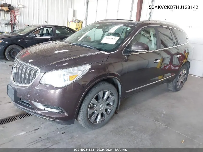 2017 Buick Enclave VIN: 5GAKVCKD7HJ128142 Lot: 40281813