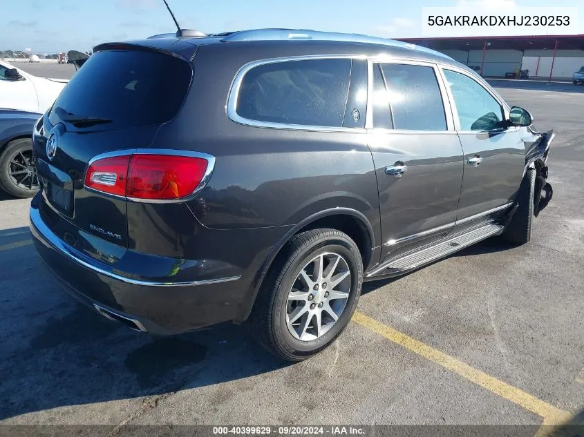 2017 Buick Enclave Convenience VIN: 5GAKRAKDXHJ230253 Lot: 40399629