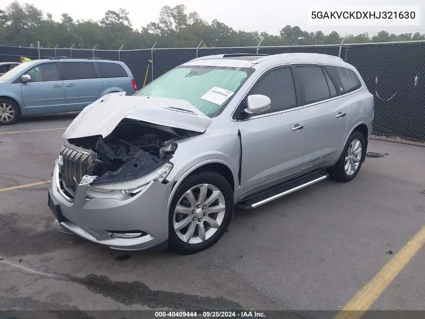 5GAKVCKDXHJ321630 2017 Buick Enclave Premium