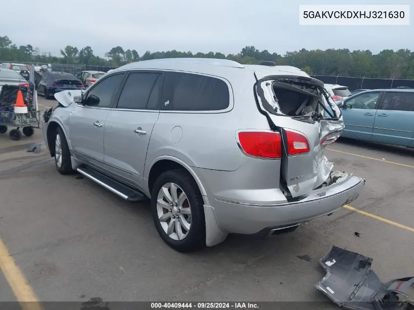 5GAKVCKDXHJ321630 2017 Buick Enclave Premium