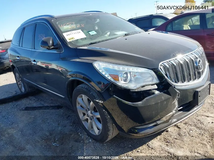 2017 Buick Enclave Premium VIN: 5GAKVCKD6HJ106441 Lot: 40573528