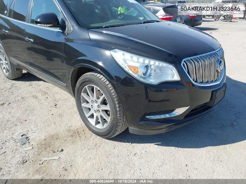 2017 Buick Enclave Convenience VIN: 5GAKRAKD1HJ323646 Lot: 40624660