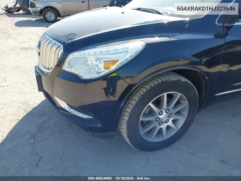 2017 Buick Enclave Convenience VIN: 5GAKRAKD1HJ323646 Lot: 40624660