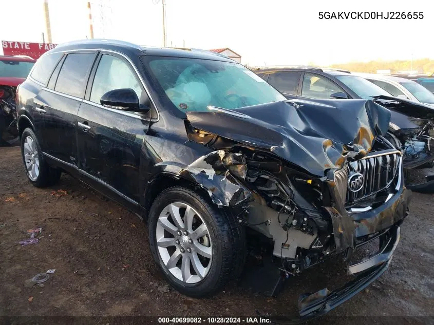 5GAKVCKD0HJ226655 2017 Buick Enclave