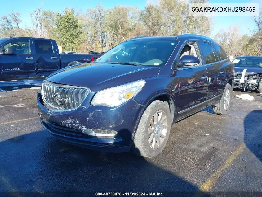 2017 Buick Enclave Convenience VIN: 5GAKRAKDXHJ298469 Lot: 40730478