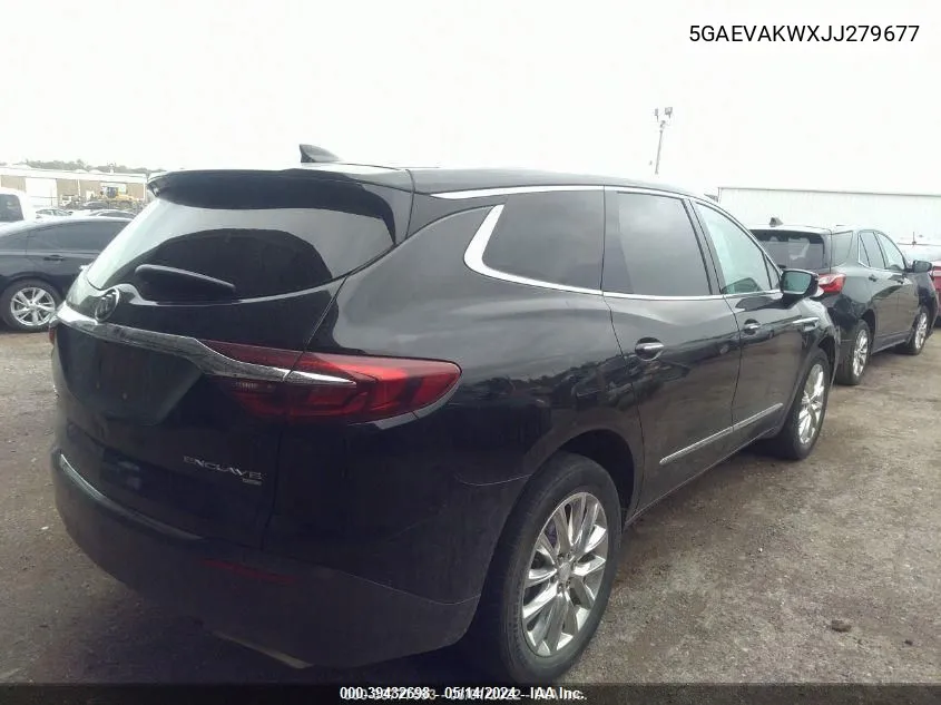 2018 Buick Enclave Essence VIN: 5GAEVAKWXJJ279677 Lot: 39432698