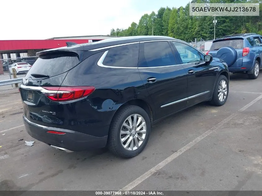 2018 Buick Enclave Premium VIN: 5GAEVBKW4JJ213678 Lot: 39877968