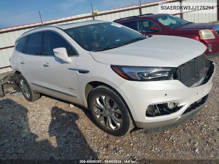 2018 Buick Enclave Avenir VIN: 5GAERDKW3JJ175294 Lot: 40056397