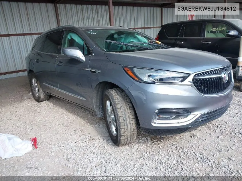 2018 Buick Enclave Essence VIN: 5GAERBKW8JJ134812 Lot: 40070173