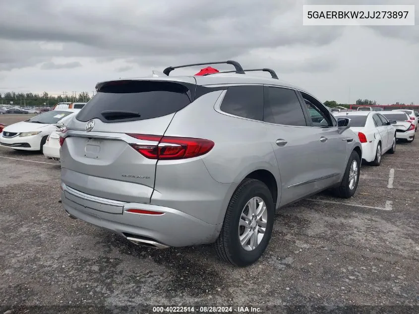 2018 Buick Enclave Essence VIN: 5GAERBKW2JJ273897 Lot: 40222514