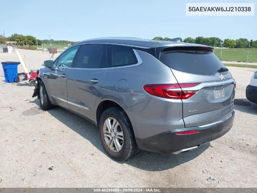 2018 Buick Enclave Essence VIN: 5GAEVAKW6JJ210338 Lot: 40296659