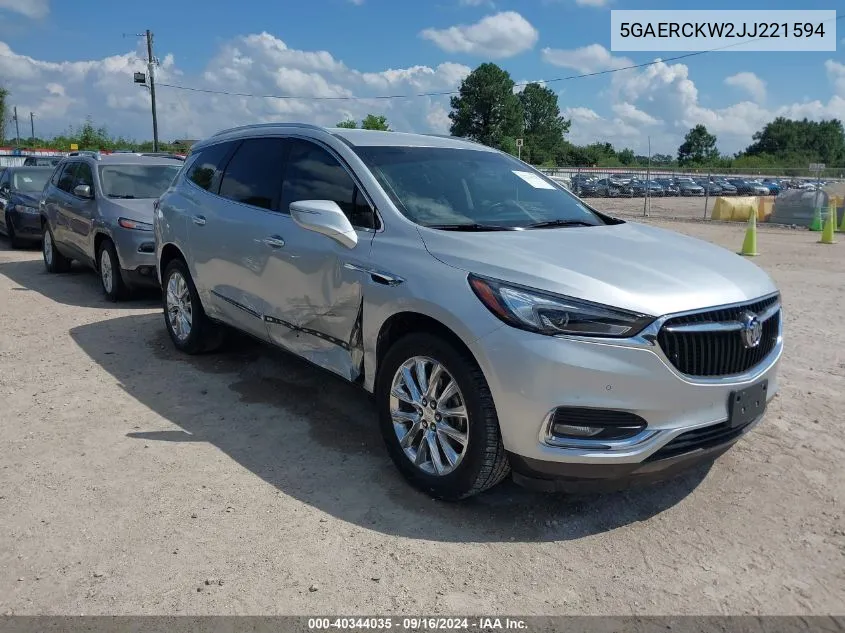 2018 Buick Enclave Premium VIN: 5GAERCKW2JJ221594 Lot: 40344035