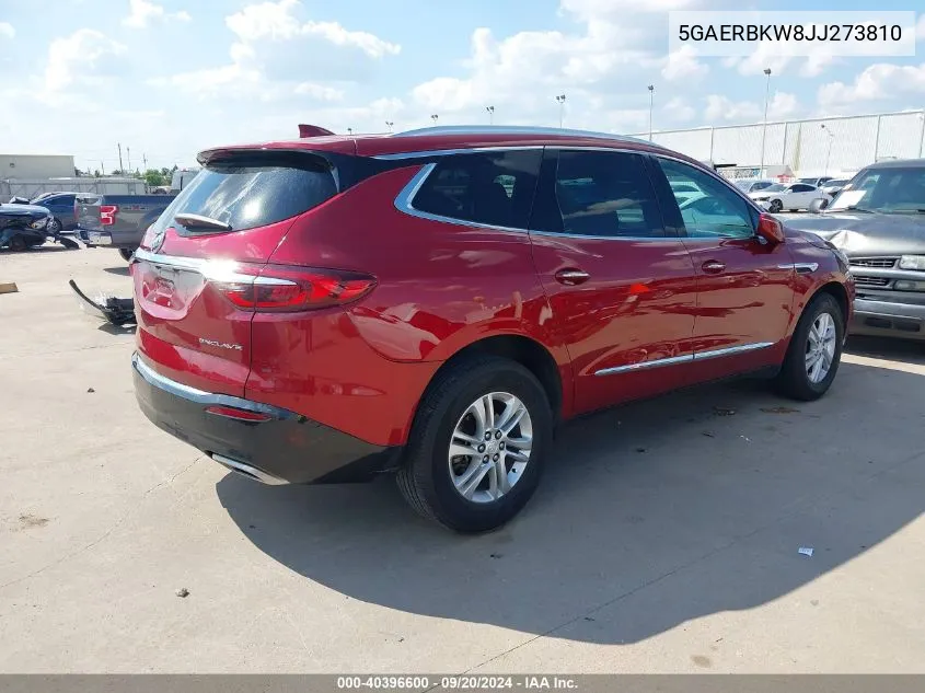 2018 Buick Enclave Essence VIN: 5GAERBKW8JJ273810 Lot: 40396600