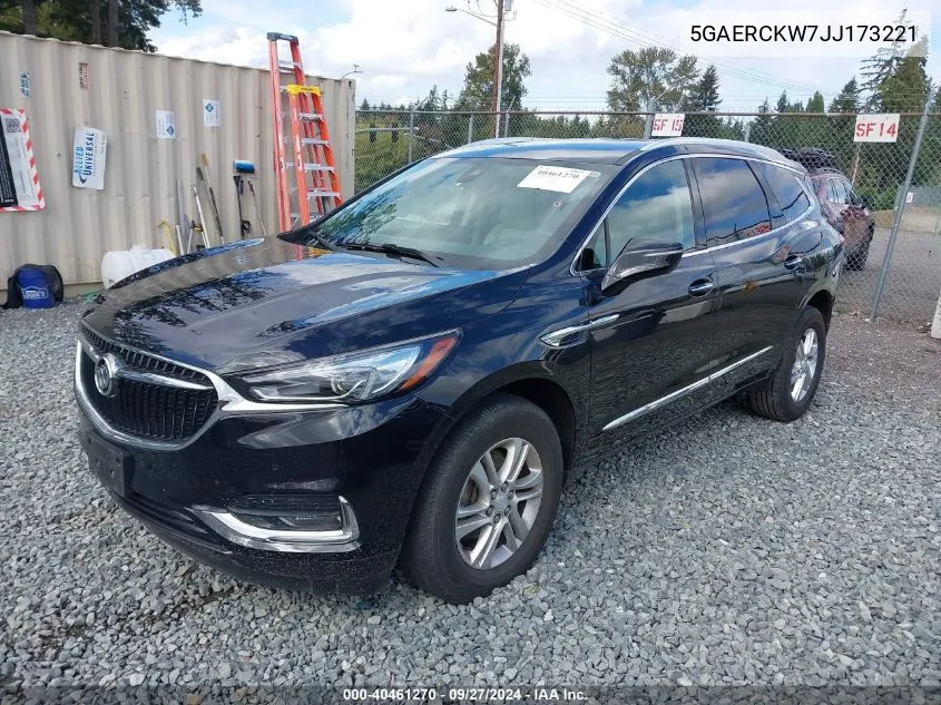 5GAERCKW7JJ173221 2018 Buick Enclave Premium