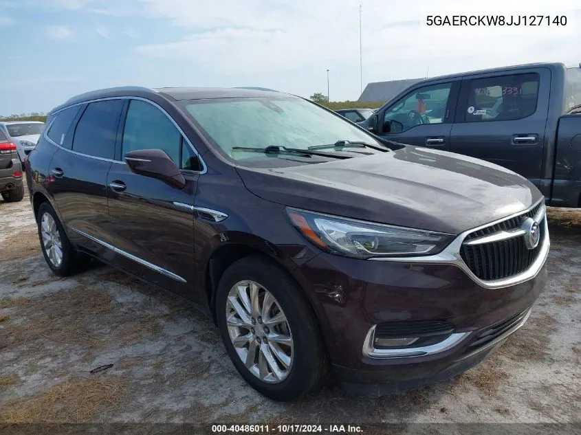 2018 Buick Enclave Premium VIN: 5GAERCKW8JJ127140 Lot: 40486011