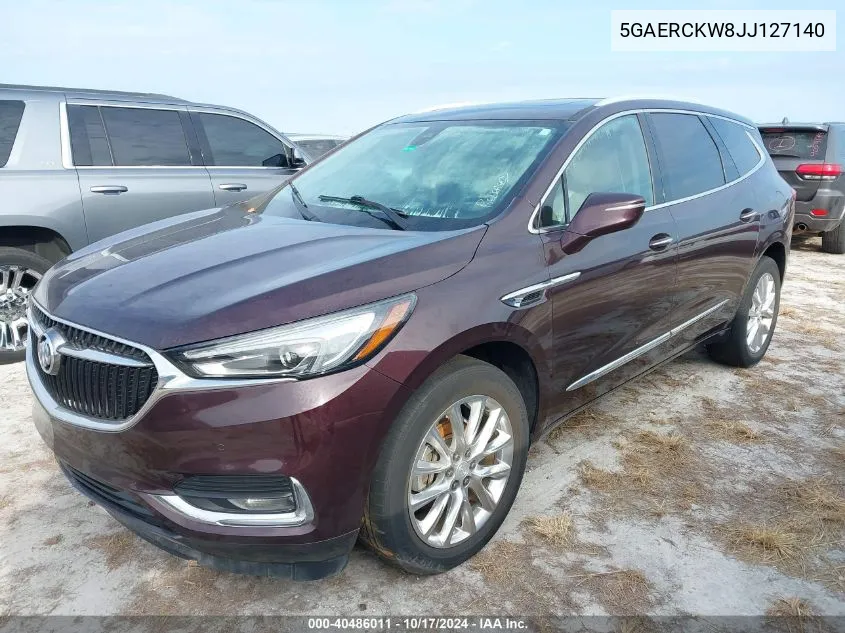 2018 Buick Enclave Premium VIN: 5GAERCKW8JJ127140 Lot: 40486011