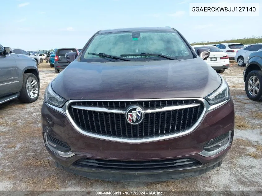 2018 Buick Enclave Premium VIN: 5GAERCKW8JJ127140 Lot: 40486011