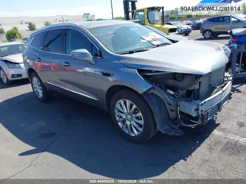 5GAERCKW4JJ281814 2018 Buick Enclave Premium